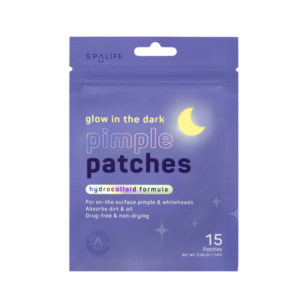 Fun Glow-in-the-Dark Moon Hydrocolloid Pimple Patches – 15 Count