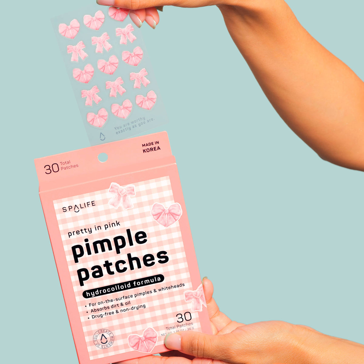 Pretty in Pink Hydrocolloid Pimple Patches – 30 Count