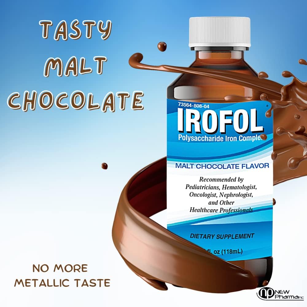 Irofol High Dose Iron Supplement – 100 mg Polysaccharide Iron Complex