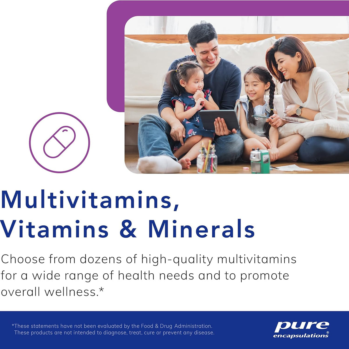 Pure Encapsulations® B-Complex Plus - 60 Capsules