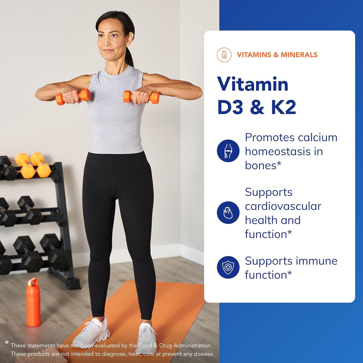 Pure Encapsulations® Vitamin D3 &amp; K2 - 60 Capsules