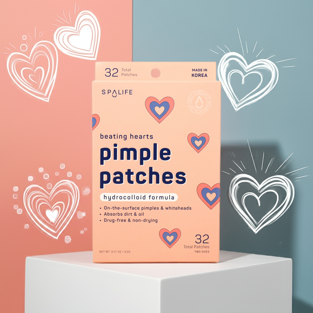 Beating Hearts Hydrocolloid Pimple Patches – 32 Count