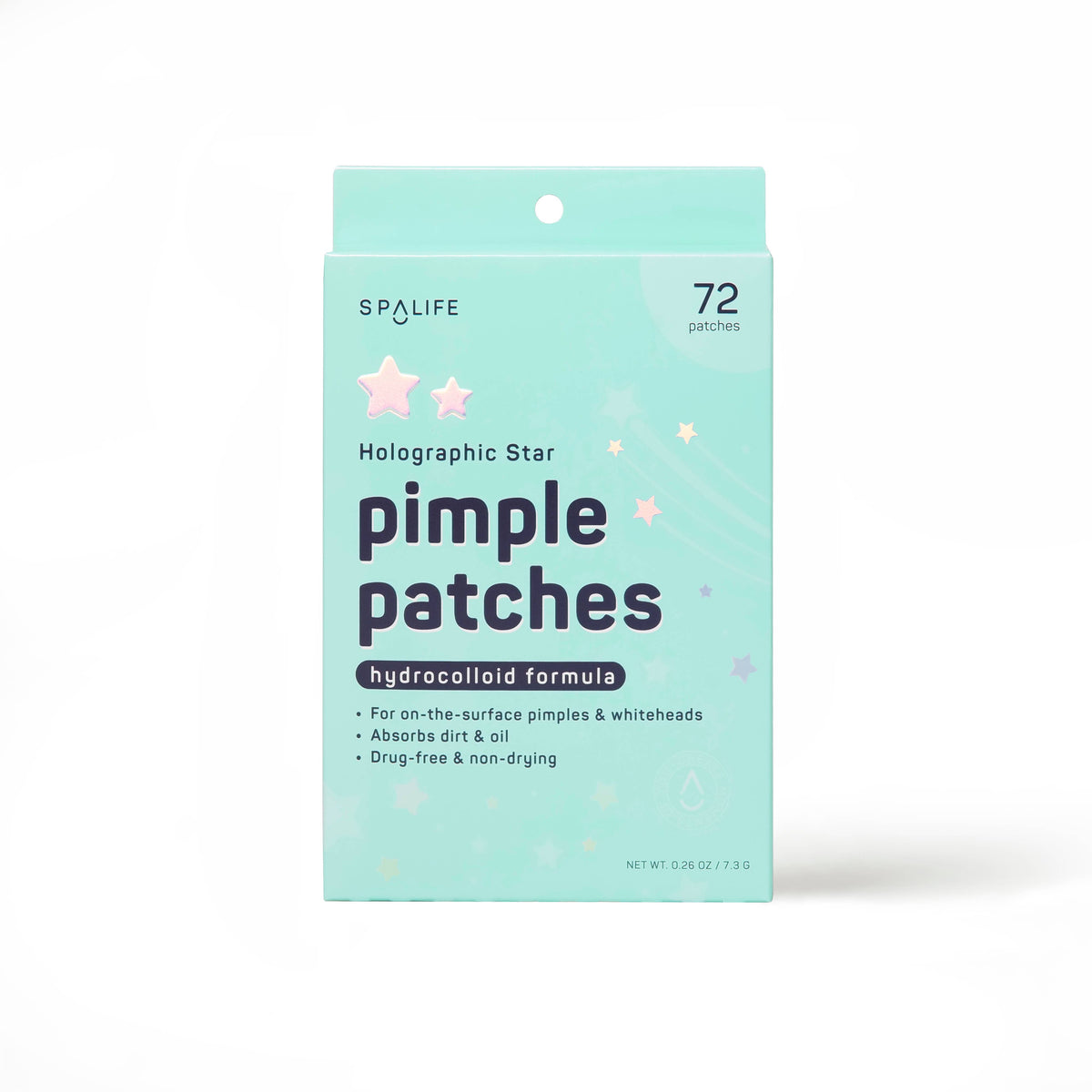 Holographic Star Hydrocolloid Pimple Patches – 72 Count