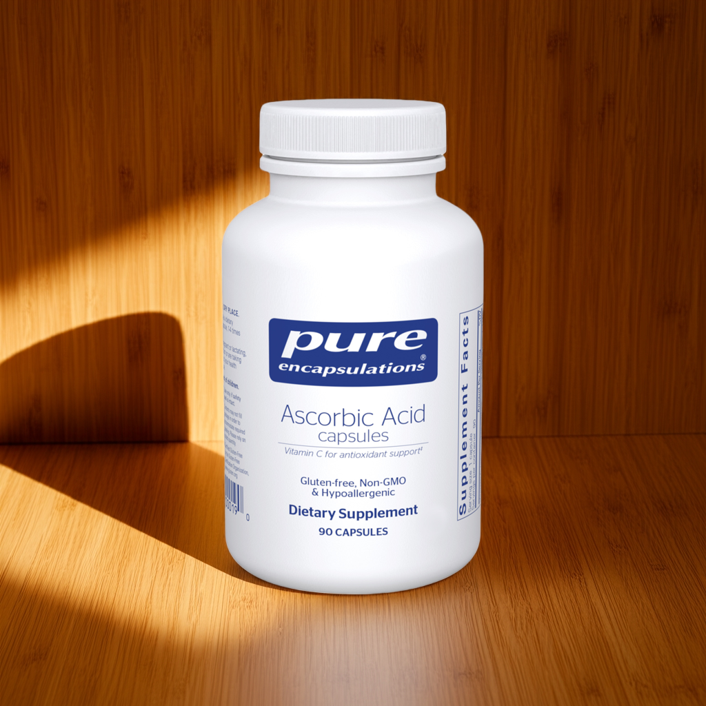 Pure Encapsulations® Ascorbic Acid 1,000 mg Vitamin C - 90 capsules