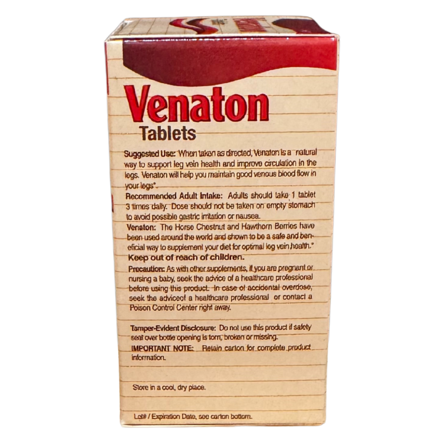 Venaton™ | Leg Vein &amp; Circulation Formula | Supports Leg Comfort &amp; Tone - 60 Tablets ‡