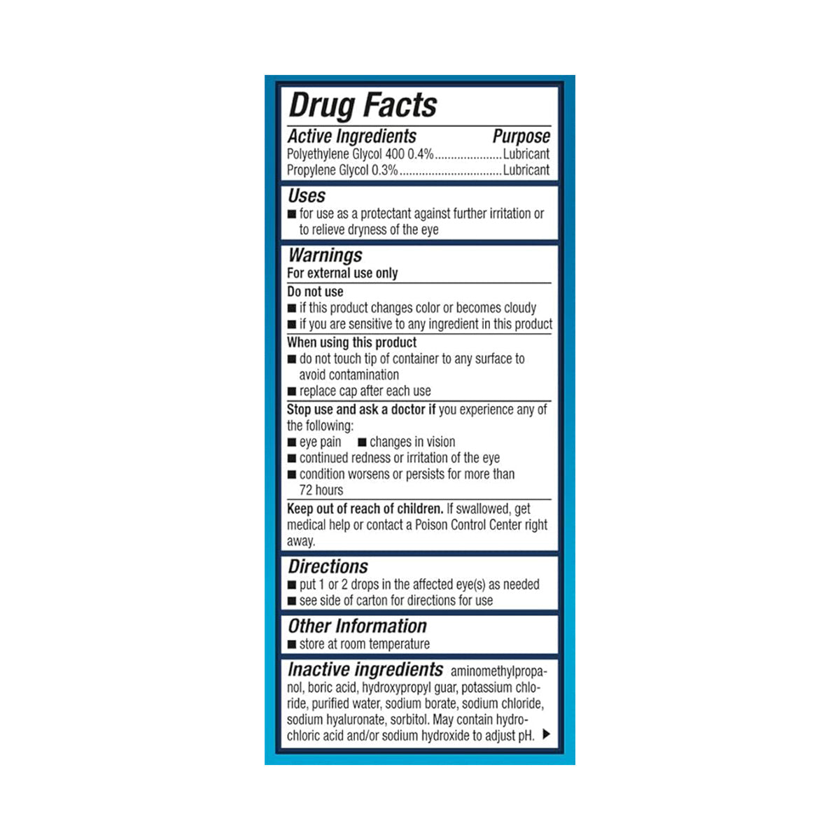 Systane Hydration PF Lubricant Eye Drops (Preservative Free Multidose Bottle) 10ml