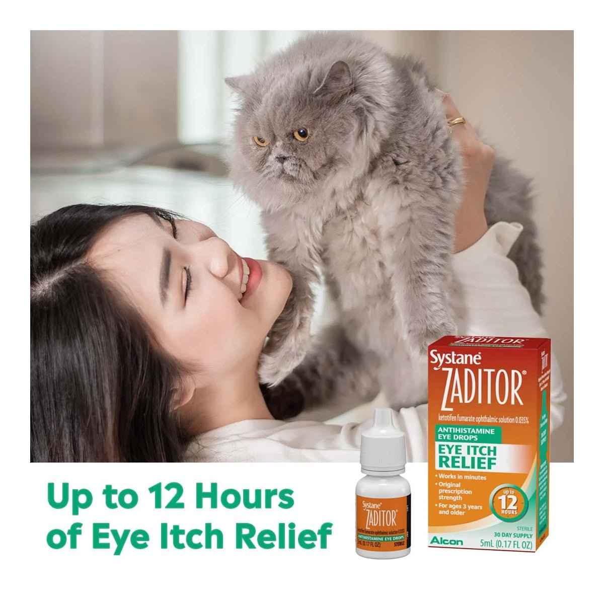 Zaditor Eye Care Allergy Relief Eye Drops (5 ml bottle)