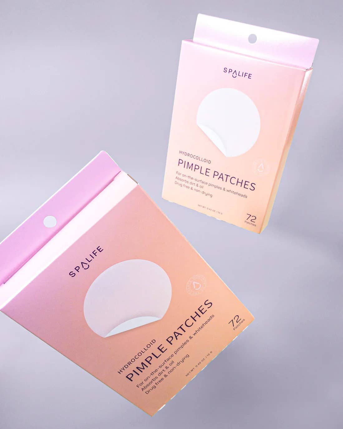 Clear Hydrocolloid Pimple Patches – 72 Count Pink Box